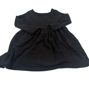 Cat & Jack Toddler Girl 2T Black Long Sleeve Dress
